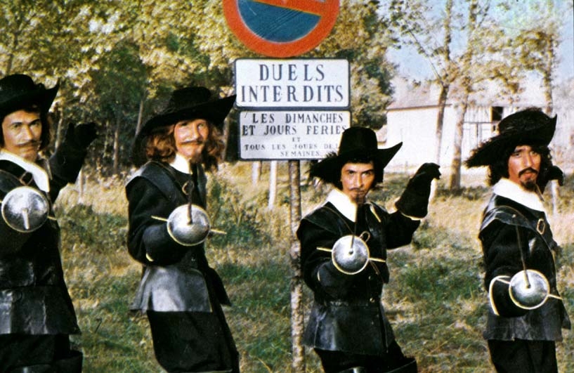 Кадры из 4 мушкетера Шарло (1974)