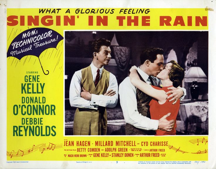 Кадры из Поющие под дождем (1952)