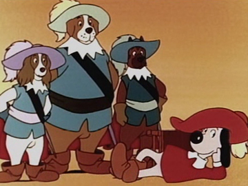Кадры из Д’Артаньгав и три пса-мушкетёра (1982)