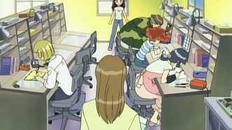 Куроми работает над аниме (2001)
