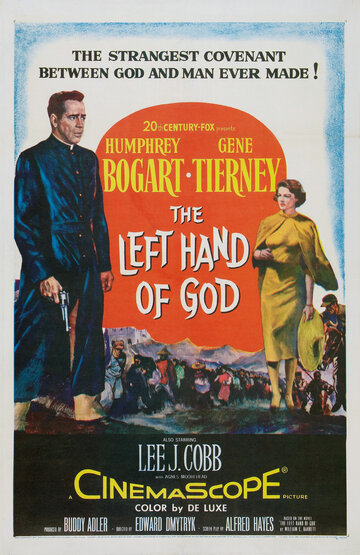Постер Смотреть фильм Левая рука бога 1955 онлайн бесплатно в хорошем качестве