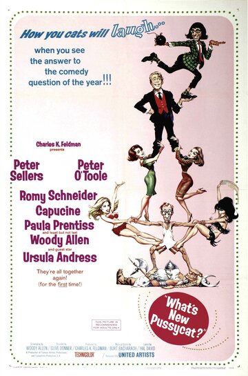 Постер Смотреть фильм Что нового, кошечка? 1965 онлайн бесплатно в хорошем качестве