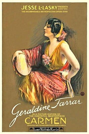 Постер Смотреть фильм Кармен 1915 онлайн бесплатно в хорошем качестве