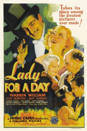 Постер Трейлер фильма Леди на один день 1933 онлайн бесплатно в хорошем качестве