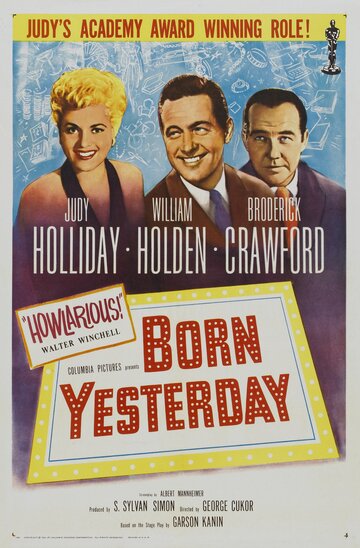 Постер Смотреть фильм Рожденная вчера 1950 онлайн бесплатно в хорошем качестве