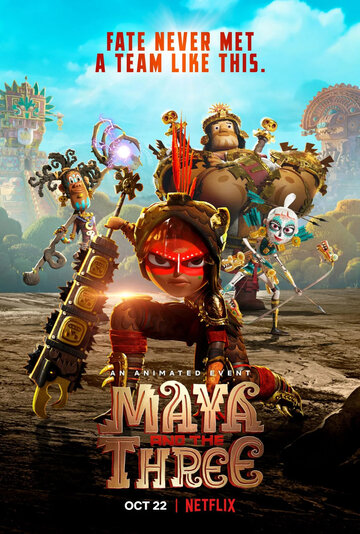 Постер Смотреть сериал Майя и три воина 2021 онлайн бесплатно в хорошем качестве