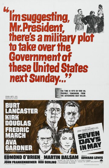 Постер Трейлер фильма Семь дней в мае 1964 онлайн бесплатно в хорошем качестве