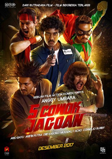 Постер Трейлер фильма 5 Cowok Jagoan 2017 онлайн бесплатно в хорошем качестве