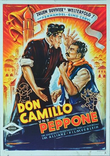 Постер Смотреть фильм Дон Камилло и депутат Пеппоне 1955 онлайн бесплатно в хорошем качестве
