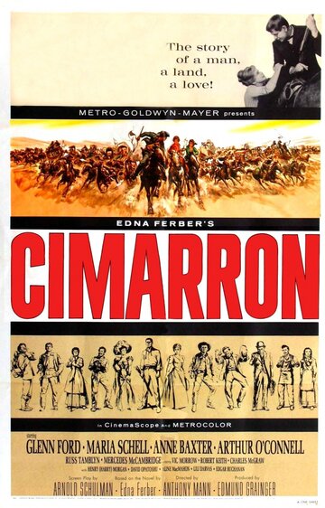 Постер Смотреть фильм Симаррон 1960 онлайн бесплатно в хорошем качестве