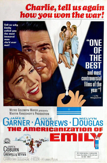Постер Трейлер фильма Американизация Эмили 1964 онлайн бесплатно в хорошем качестве