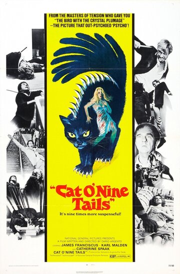 Постер Смотреть фильм Кошка о девяти хвостах 1971 онлайн бесплатно в хорошем качестве