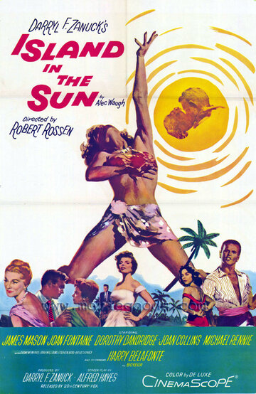 Постер Смотреть фильм Остров Солнца 1957 онлайн бесплатно в хорошем качестве