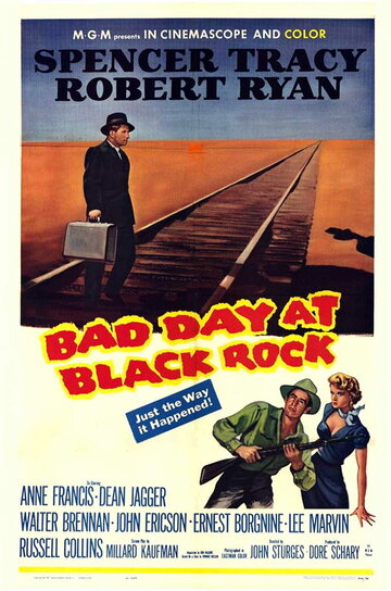 Постер Смотреть фильм Плохой день в Блэк Роке 1955 онлайн бесплатно в хорошем качестве