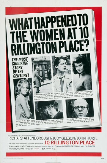 Постер Смотреть фильм Риллингтон Плейс, дом 10 1971 онлайн бесплатно в хорошем качестве