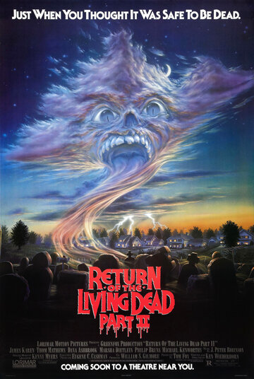 Постер Смотреть фильм Возвращение живых мертвецов 2 1988 онлайн бесплатно в хорошем качестве