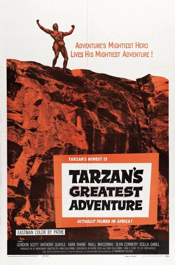 Постер Смотреть фильм Великое приключение Тарзана 1959 онлайн бесплатно в хорошем качестве