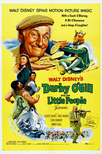 Постер Смотреть фильм Дарби О'Гилл и маленький народ 1959 онлайн бесплатно в хорошем качестве