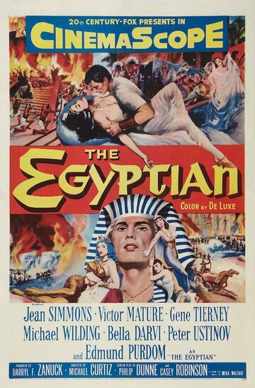 Постер Смотреть фильм Египтянин 1954 онлайн бесплатно в хорошем качестве