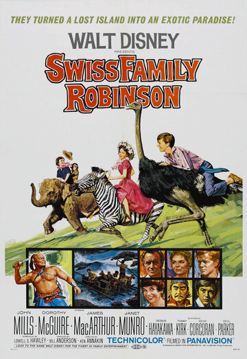 Смотреть Швейцарская семья Робинзонов онлайн в HD качестве 720p