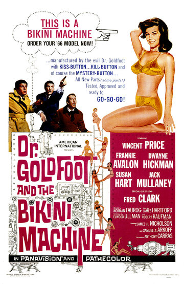 Постер Смотреть фильм Доктор Голдфут и бикини-машины 1965 онлайн бесплатно в хорошем качестве