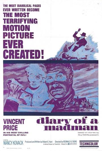 Постер Смотреть фильм Дневник сумасшедшего 1962 онлайн бесплатно в хорошем качестве