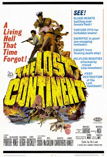 Постер Смотреть фильм Затерянный континент 1968 онлайн бесплатно в хорошем качестве