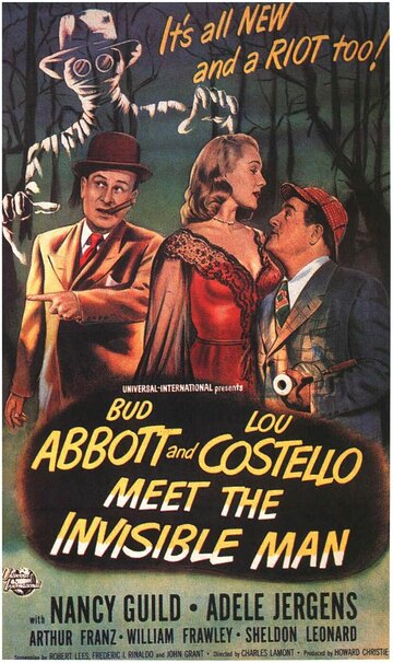 Постер Смотреть фильм Эббот и Костелло встречают человека-невидимку 1951 онлайн бесплатно в хорошем качестве