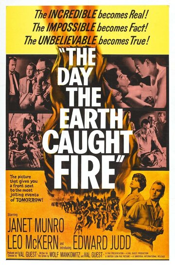 Постер Смотреть фильм День, когда загорелась Земля 1961 онлайн бесплатно в хорошем качестве