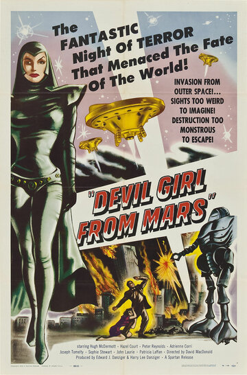 Постер Трейлер фильма Дьяволица с Марса 1955 онлайн бесплатно в хорошем качестве
