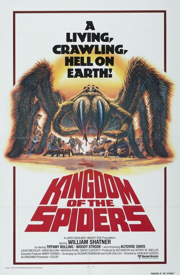 Постер Трейлер фильма Царство пауков 1977 онлайн бесплатно в хорошем качестве