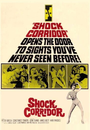 Постер Смотреть фильм Шоковый коридор 1963 онлайн бесплатно в хорошем качестве