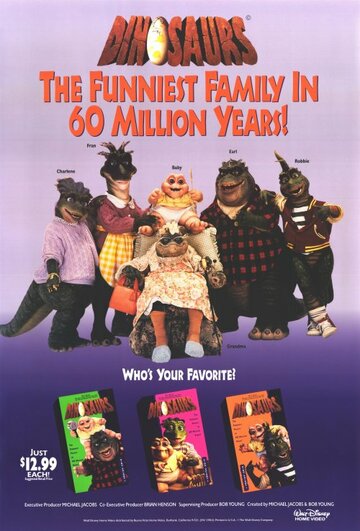 Постер Трейлер сериала Динозавры 1991 онлайн бесплатно в хорошем качестве