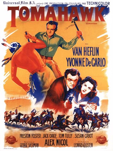 Постер Смотреть фильм Томагавк 1951 онлайн бесплатно в хорошем качестве