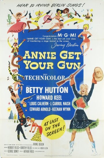 Постер Смотреть фильм Хватай свою пушку, Энни! 1950 онлайн бесплатно в хорошем качестве