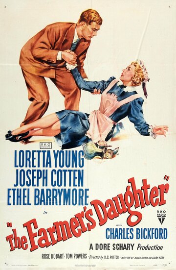 Постер Смотреть фильм Дочь фермера 1947 онлайн бесплатно в хорошем качестве