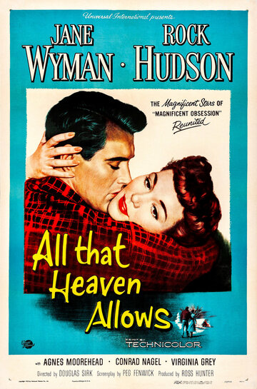Постер Смотреть фильм Все, что дозволено небесами 1955 онлайн бесплатно в хорошем качестве