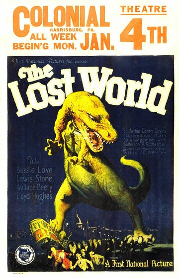 Постер Смотреть фильм Затерянный мир 1925 онлайн бесплатно в хорошем качестве