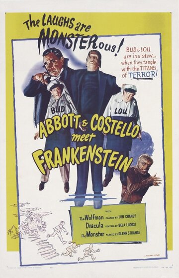Постер Смотреть фильм Эбботт и Костелло встречают Франкенштейна 1948 онлайн бесплатно в хорошем качестве