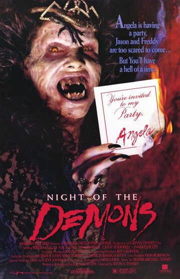 Постер Смотреть фильм Ночь демонов 1988 онлайн бесплатно в хорошем качестве