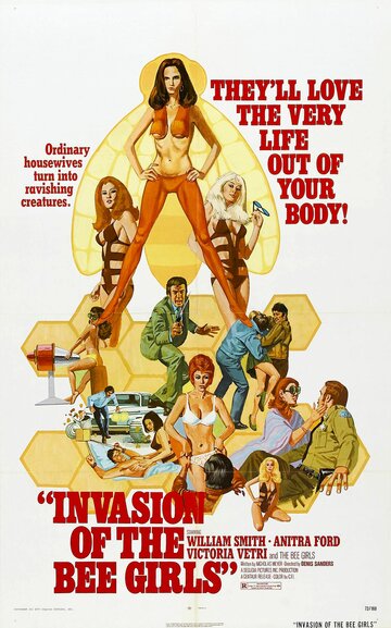 Постер Трейлер фильма Вторжение девушек-пчел 1973 онлайн бесплатно в хорошем качестве