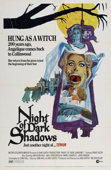 Постер Трейлер фильма Ночь тёмных теней 1971 онлайн бесплатно в хорошем качестве