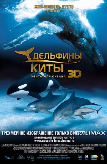 Смотреть Дельфины и киты 3D онлайн в HD качестве 720p
