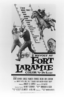 Постер Трейлер фильма Бунт в форте Ларами 1956 онлайн бесплатно в хорошем качестве