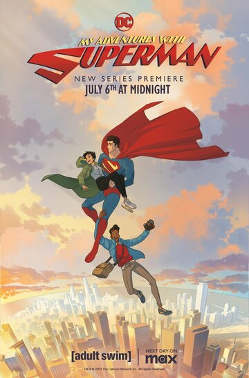Постер Смотреть сериал Мои приключения с Суперменом 2023 онлайн бесплатно в хорошем качестве