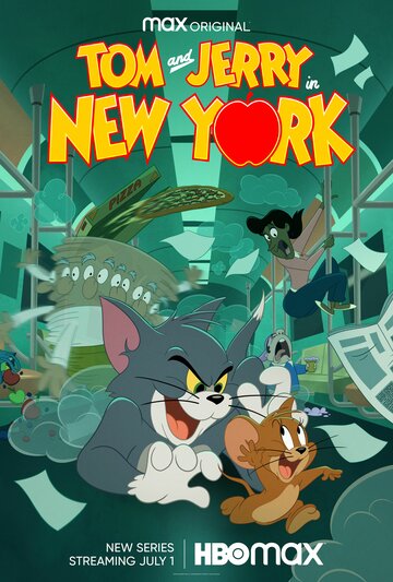 Постер Смотреть сериал Том и Джерри в Нью-Йорке 2021 онлайн бесплатно в хорошем качестве