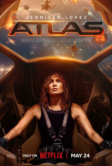 Постер Смотреть фильм Атлас 2024 онлайн бесплатно в хорошем качестве