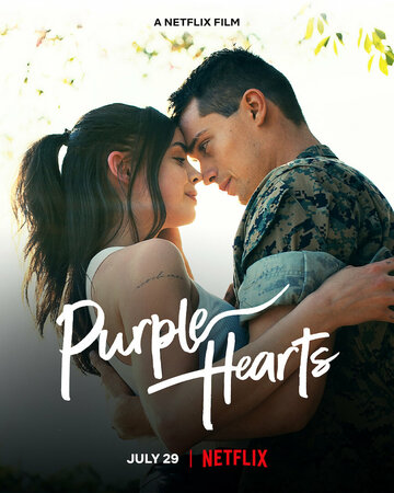 Постер Смотреть фильм Пурпурные сердца 2022 онлайн бесплатно в хорошем качестве