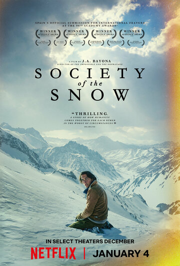 Постер Смотреть фильм Общество снега 2023 онлайн бесплатно в хорошем качестве