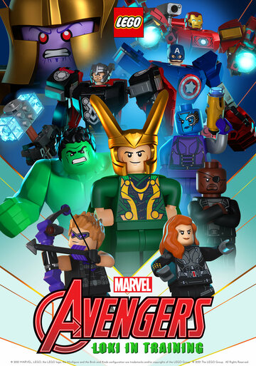 Постер Трейлер фильма Лего Марвел Мстители Тренировка Локи 2021 онлайн бесплатно в хорошем качестве